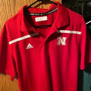 Nebraska Cornhusker Adidas Polo